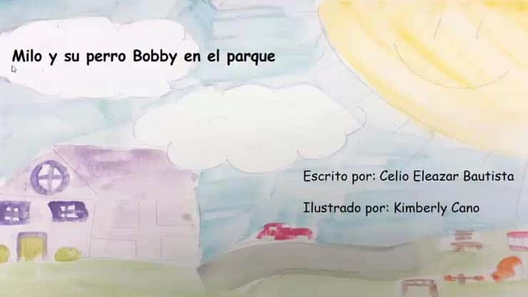 Mily y su Perro Bobby en el Parque